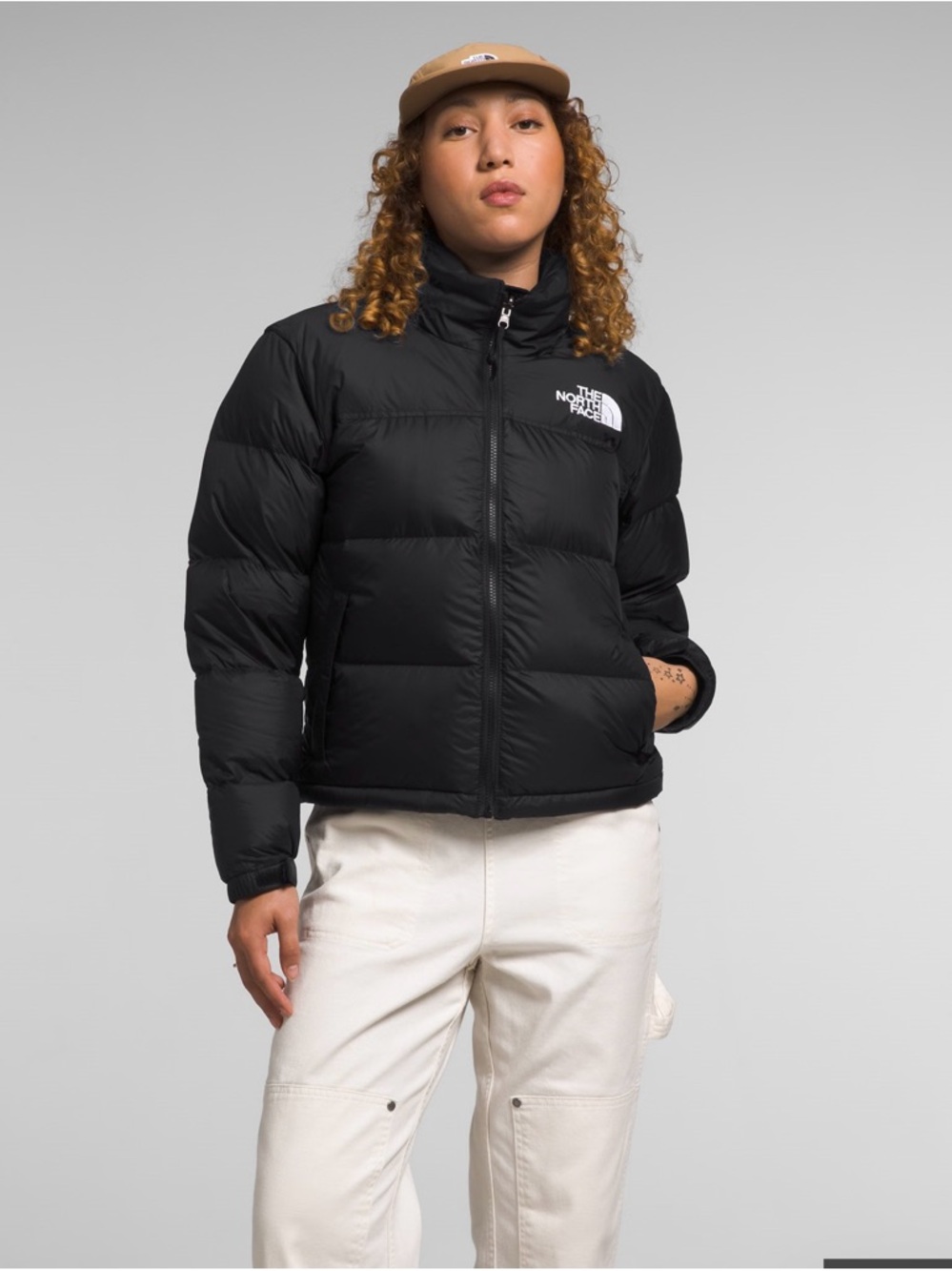 The North Face women’s 1996 Retro Nuptse Black Puffer Coat